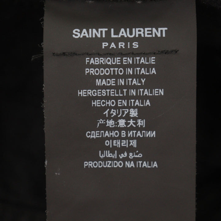 Pristine SAINT LAURENT PARIS Denim pants black cotton mens 27 644678