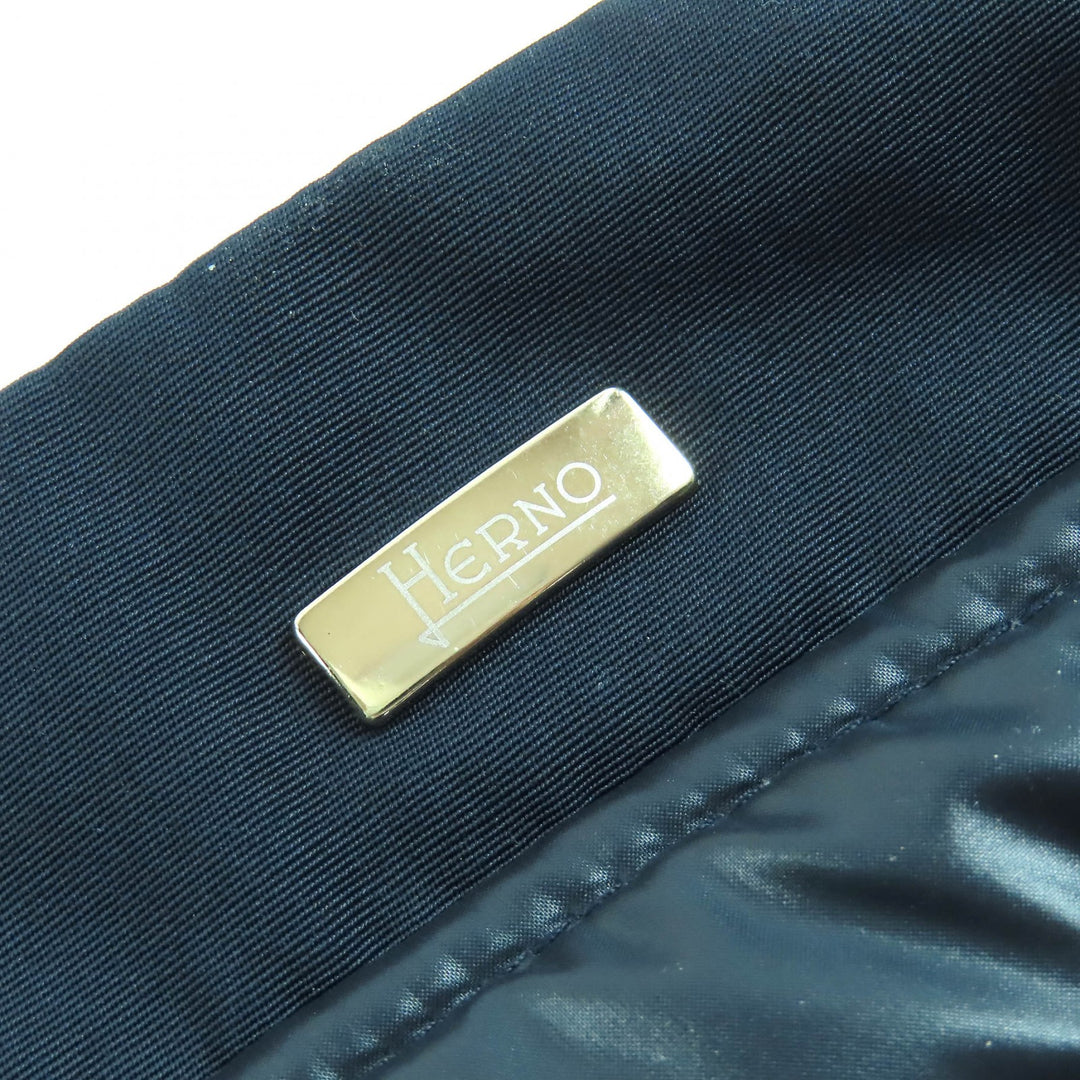 Excellent Herno Down jacket With logo Lightweight Navy Women 42 PI0926D-12017