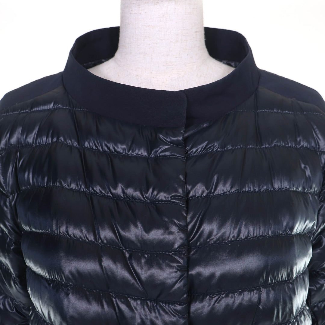 Excellent Herno Down jacket With logo Lightweight Navy Women 42 PI0926D-12017