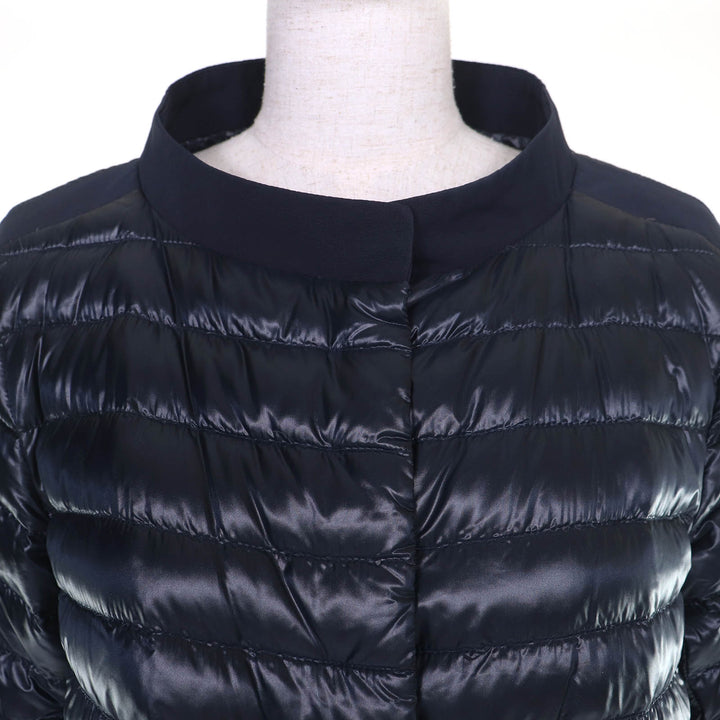 Excellent Herno Down jacket With logo Lightweight Navy Women 42 PI0926D-12017