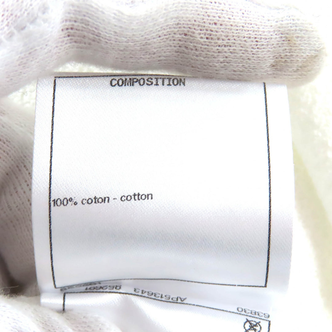Excellent CHANEL tops Rhinestone COCO Button Long Sleeve 38 22B P73461 K10553