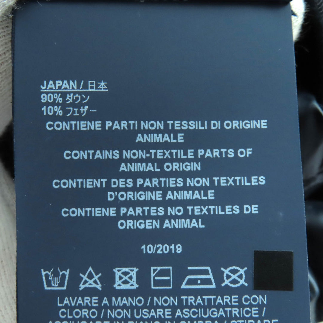Excellent Herno down coat With logo no collar light Navy Women 38 PI1055D-12017