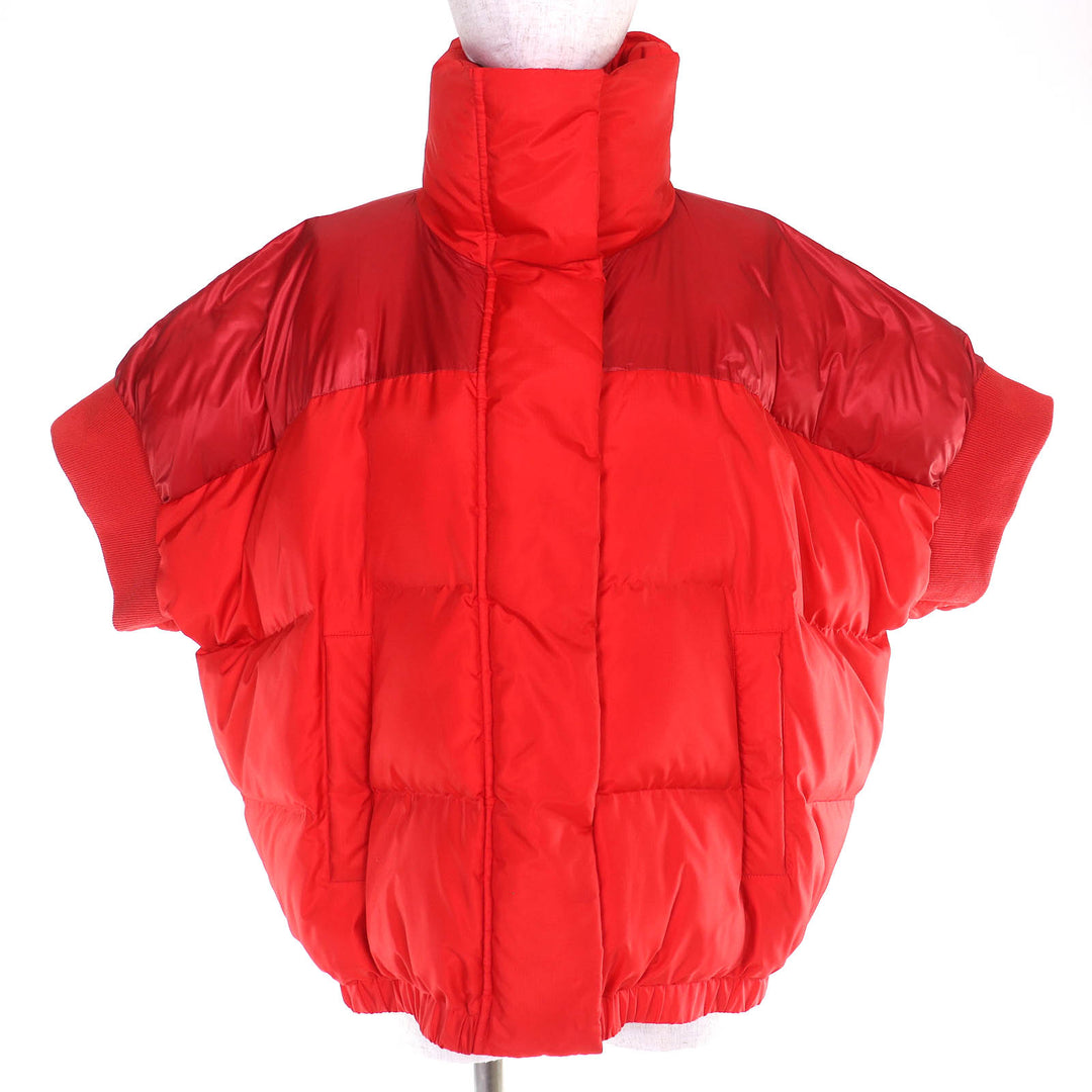Excellent Sacai Jacket Padded jacket Short sleeves, double zip Red 2 21-05755