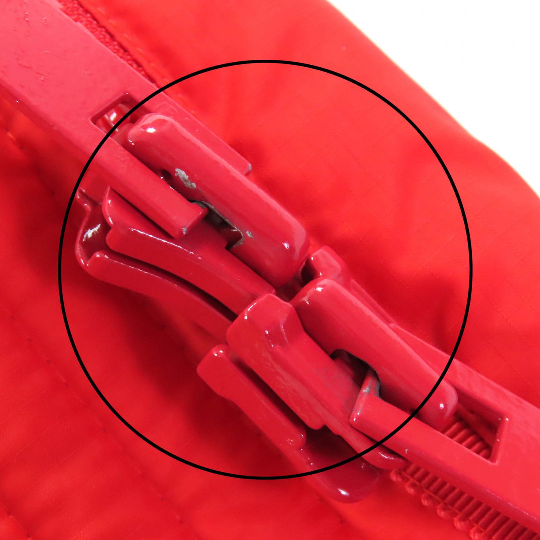 Excellent Sacai Jacket Padded jacket Short sleeves, double zip Red 2 21-05755