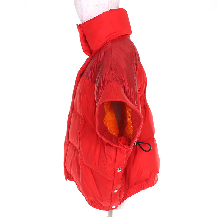 Excellent Sacai Jacket Padded jacket Short sleeves, double zip Red 2 21-05755