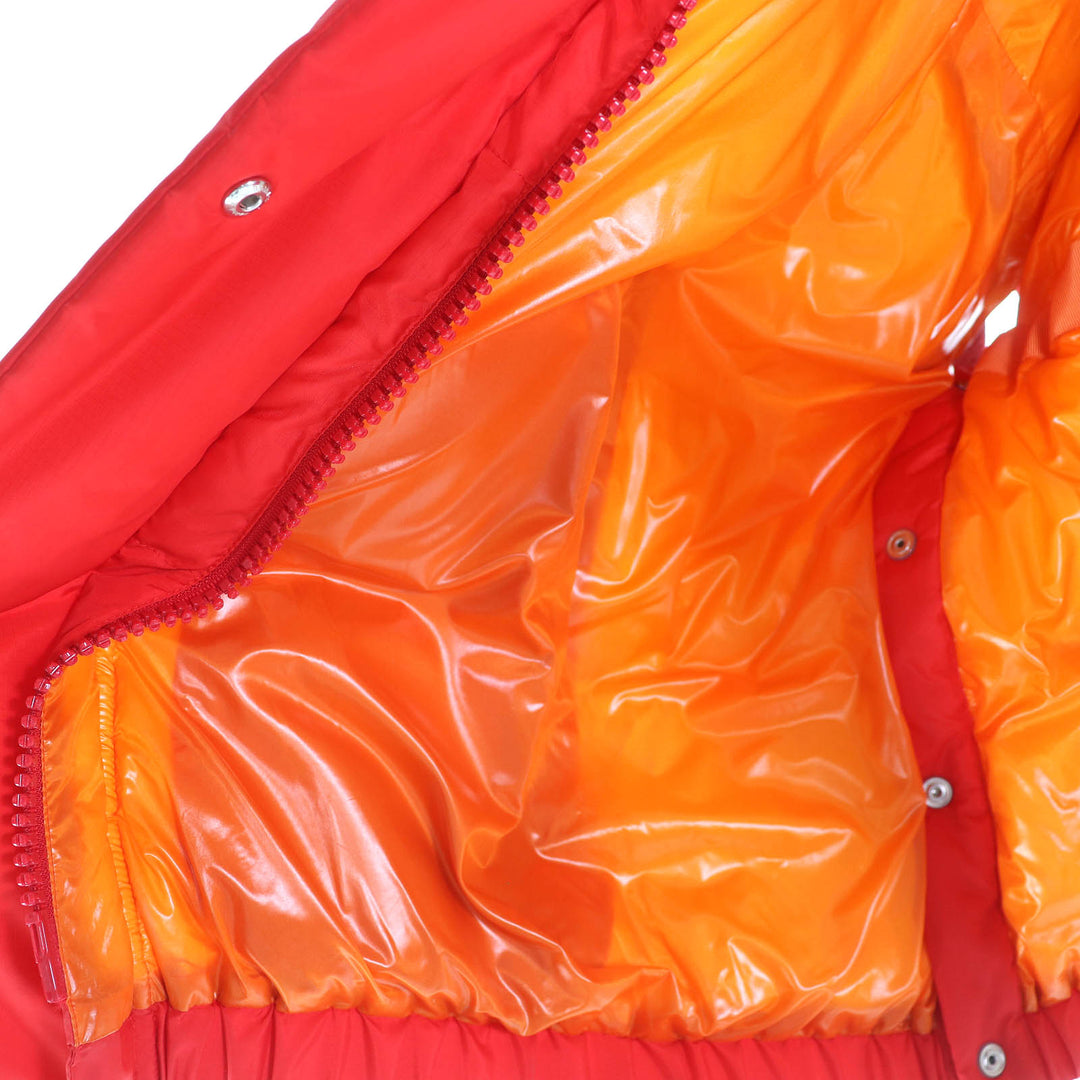 Excellent Sacai Jacket Padded jacket Short sleeves, double zip Red 2 21-05755