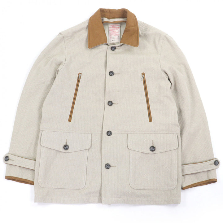 Excellent NICENESS Jacket LORAN Herringbone Hunting Jacket