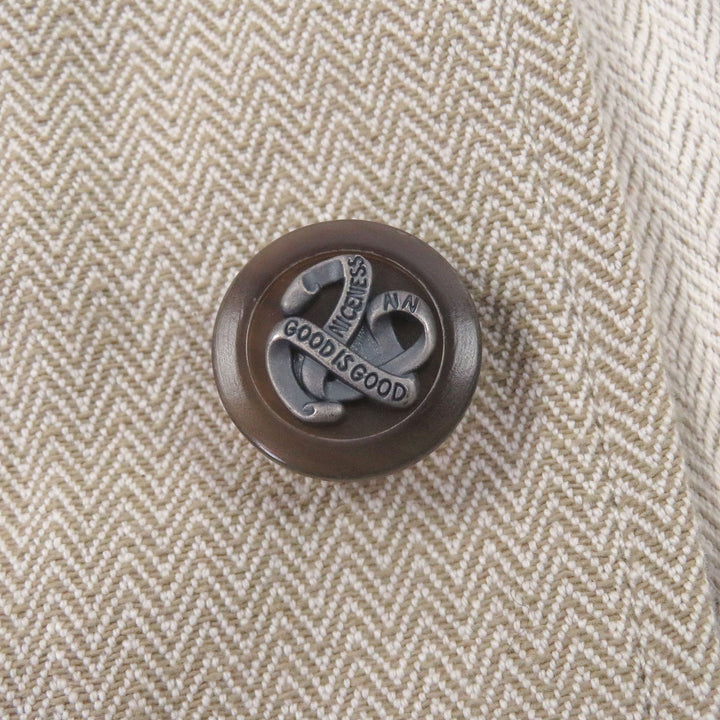 Excellent NICENESS Jacket LORAN Herringbone Hunting Jacket