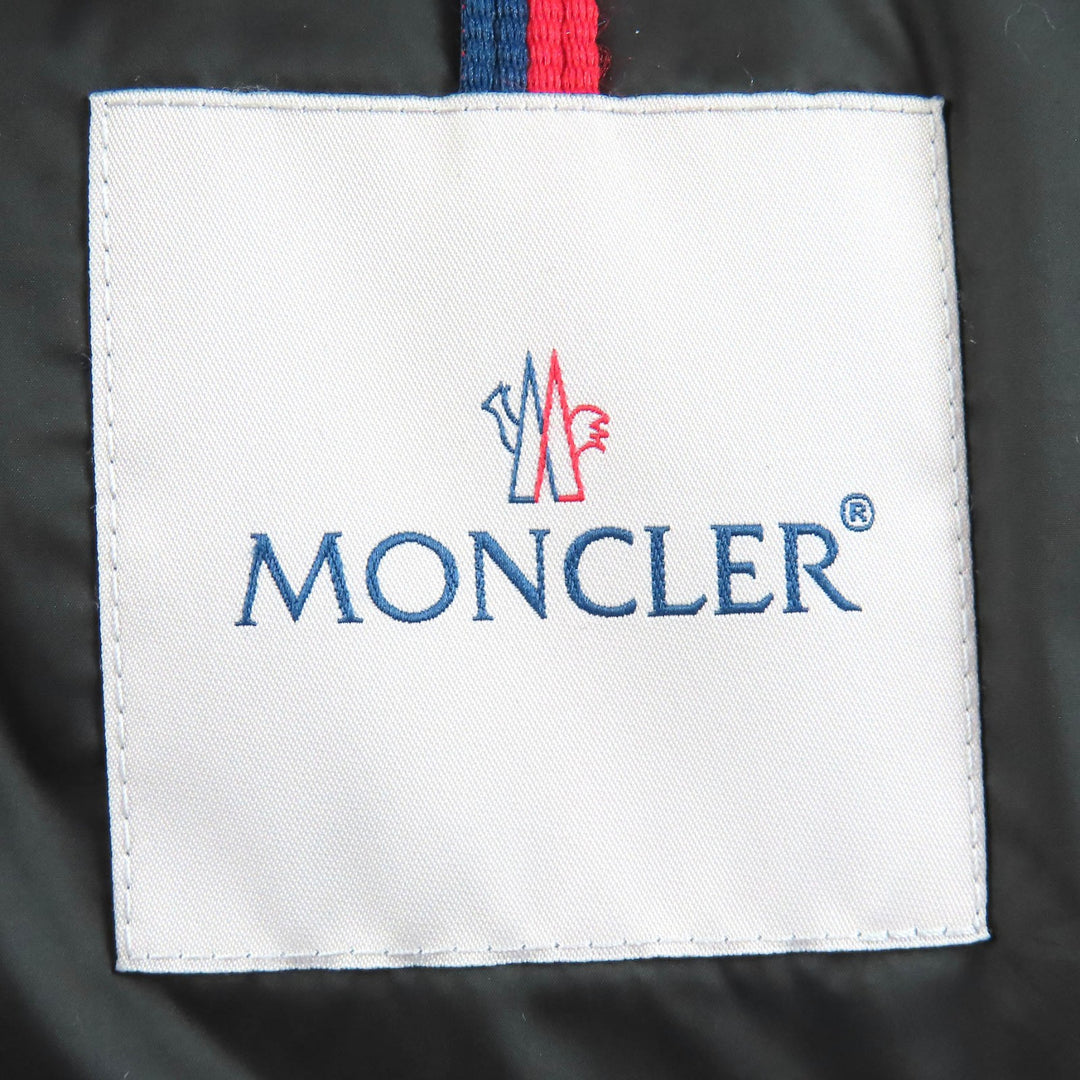 Excellent MONCLER DRONIERES Logo patch hooded 2-way down jacket/down vest 0