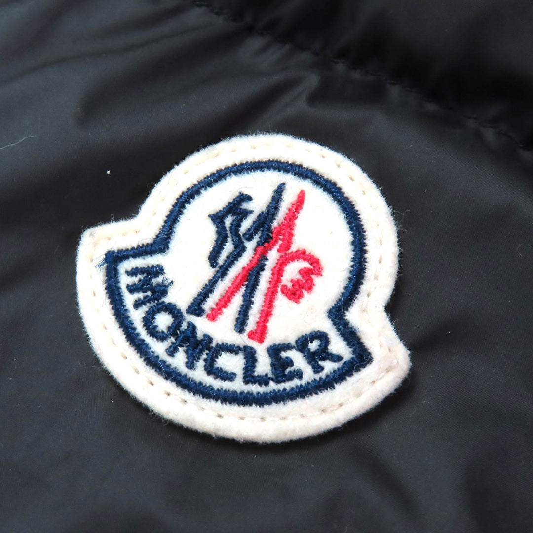 Excellent MONCLER DRONIERES Logo patch hooded 2-way down jacket/down vest 0