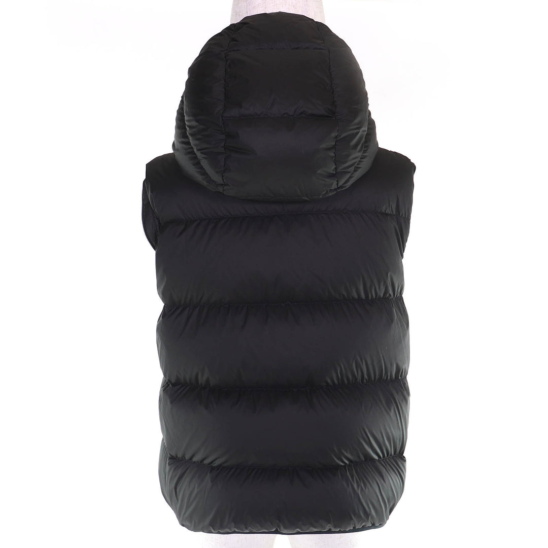 Excellent MONCLER DRONIERES Logo patch hooded 2-way down jacket/down vest 0