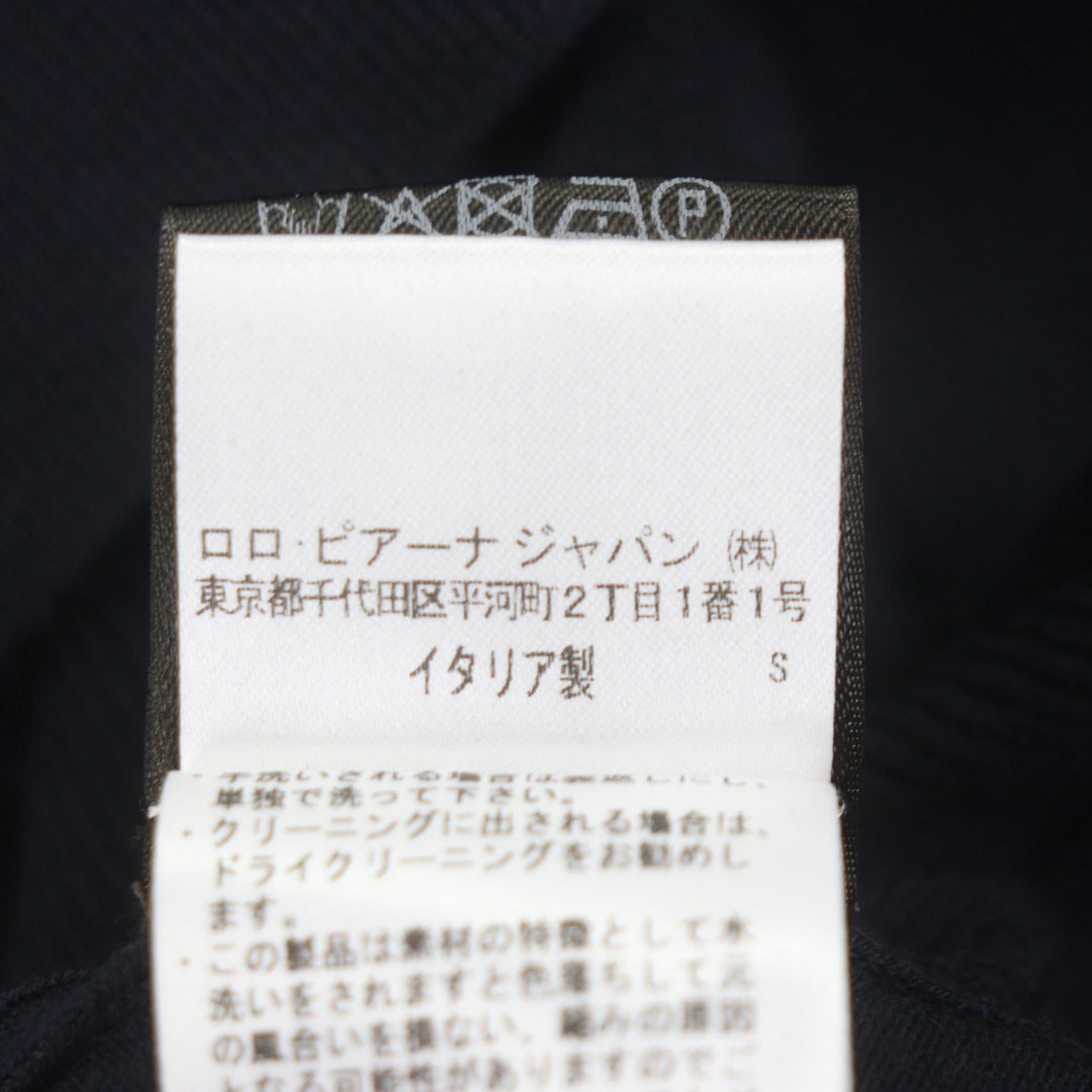 Excellent Loro Piana sweater Navy wool mens S FAL2387