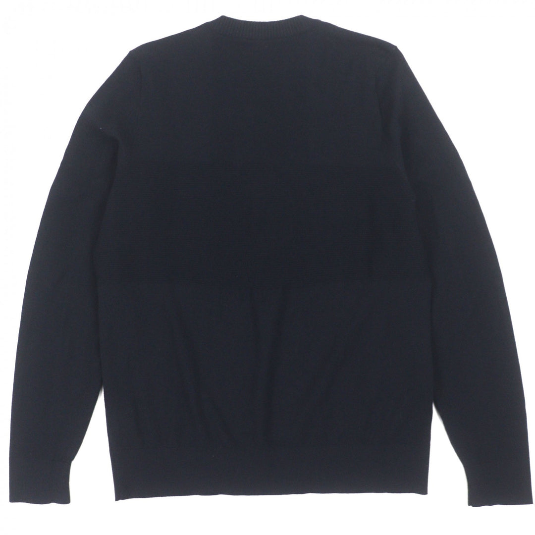 Excellent Loro Piana sweater Navy wool mens S FAL2387