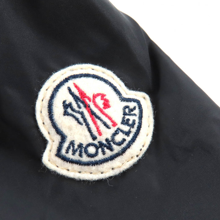 Great MONCLER Nylon jacket SONOMI Logo patch, down collar, ruffle design black 0