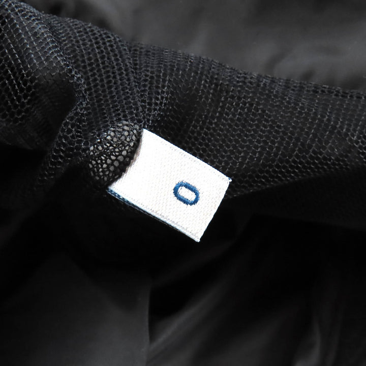 Great MONCLER Nylon jacket SONOMI Logo patch, down collar, ruffle design black 0