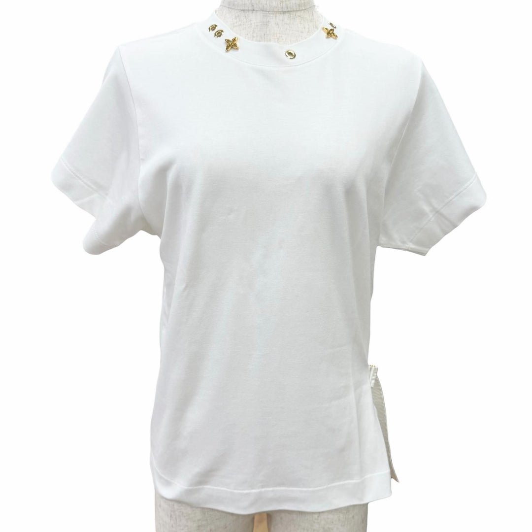 Excellent LOUIS VUITTON Short sleeve T-shirt Monogram Eyelet Side Strap XS