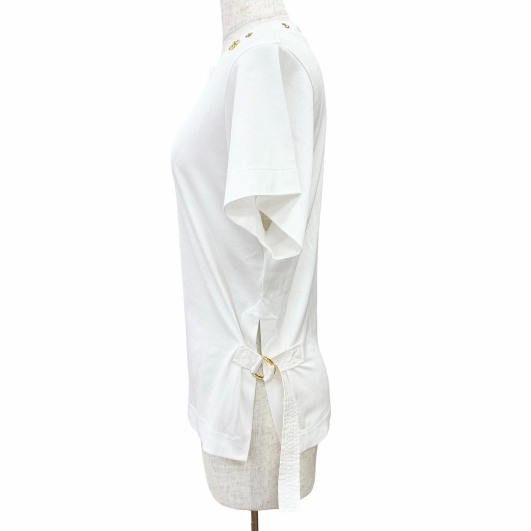 Excellent LOUIS VUITTON Short sleeve T-shirt Monogram Eyelet Side Strap XS