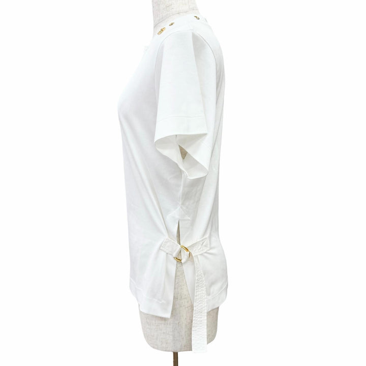 Excellent LOUIS VUITTON Short sleeve T-shirt Monogram Eyelet Side Strap XS