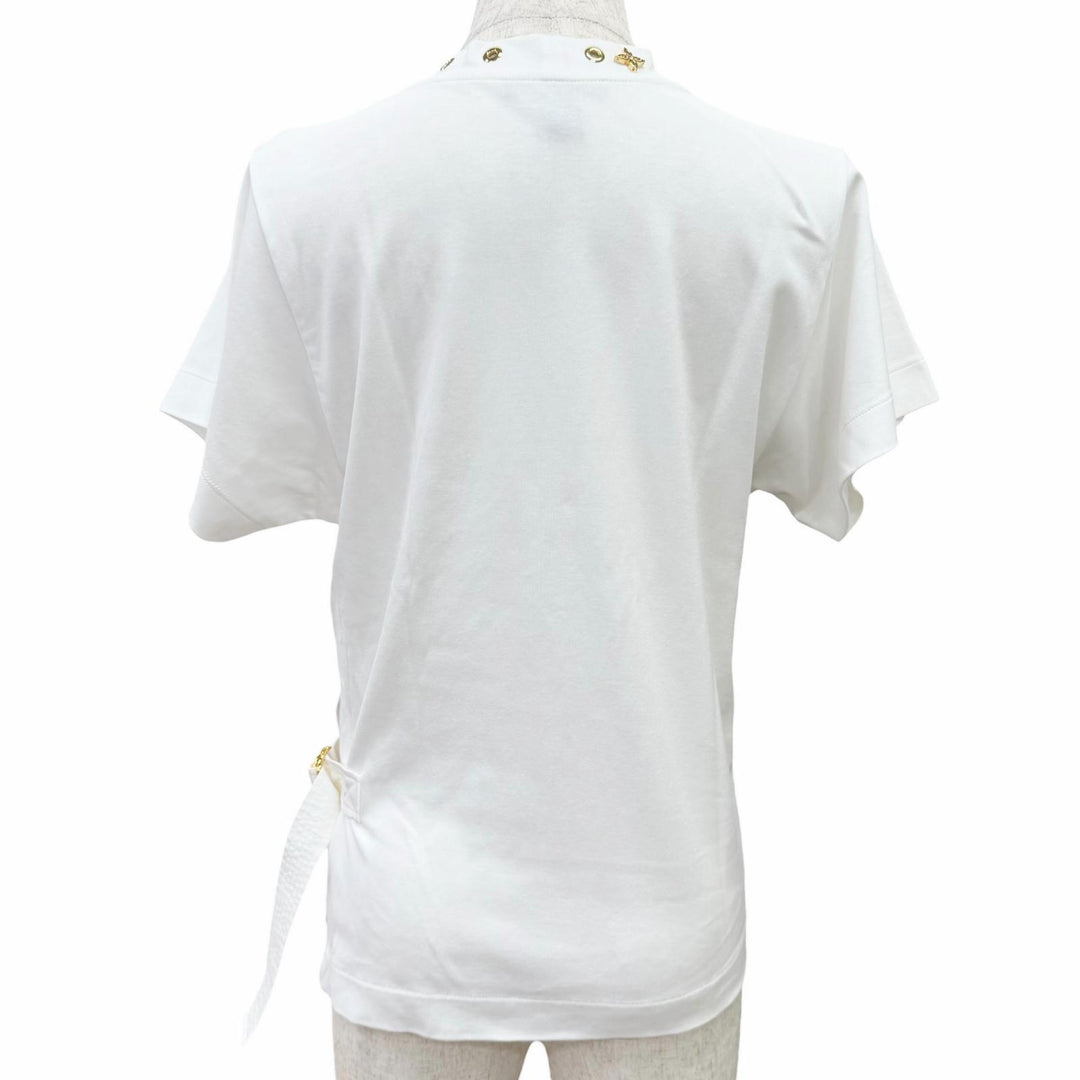 Excellent LOUIS VUITTON Short sleeve T-shirt Monogram Eyelet Side Strap XS