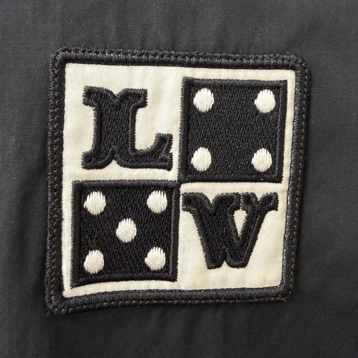 Great LOUIS VUITTON Short sleeve shirt LV logo patch black cotton mens