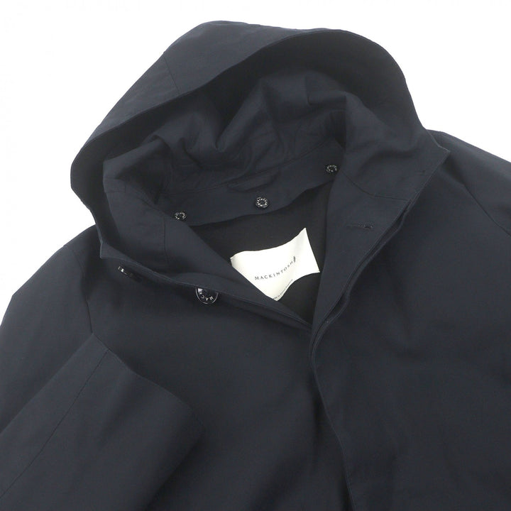 Excellent Mackintosh coat RAINTEC CHRYSTON Navy cotton mens 36 GM-1003FD
