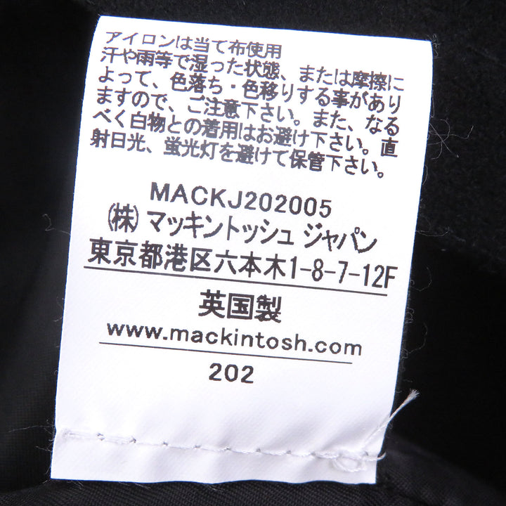 Excellent Mackintosh coat RAINTEC CHRYSTON Navy cotton mens 36 GM-1003FD