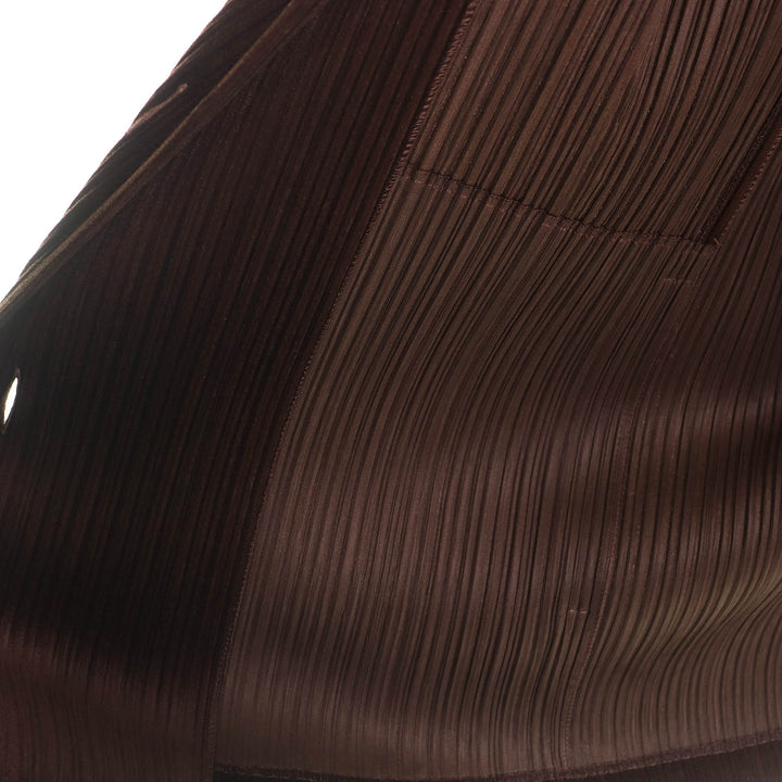 Excellent PLEATS PLEASE Jacket Brown polyester Women 4 PP63-JD774