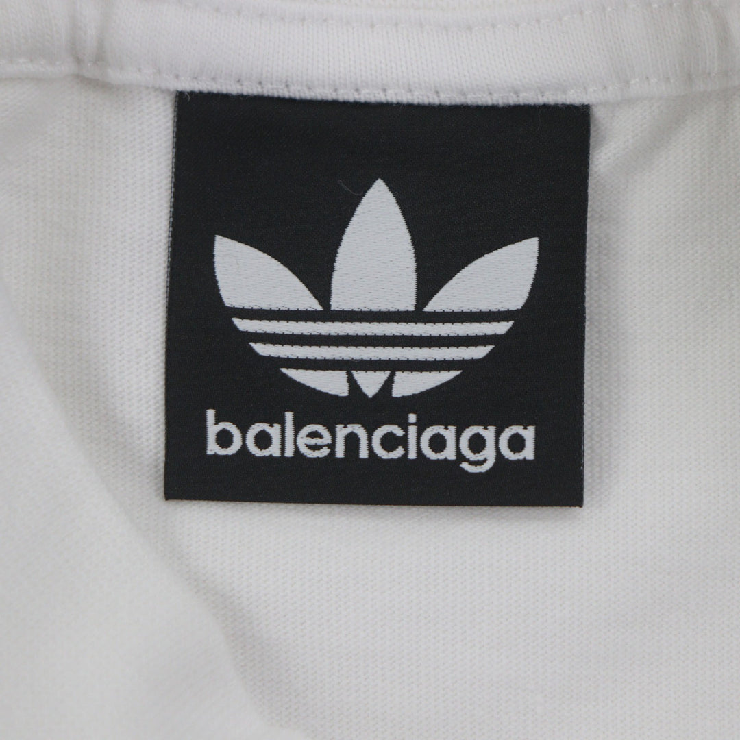 Pristine BALENCIAGA adidas Short sleeve T-shirt TNVN8 white cotton mens 2 723976