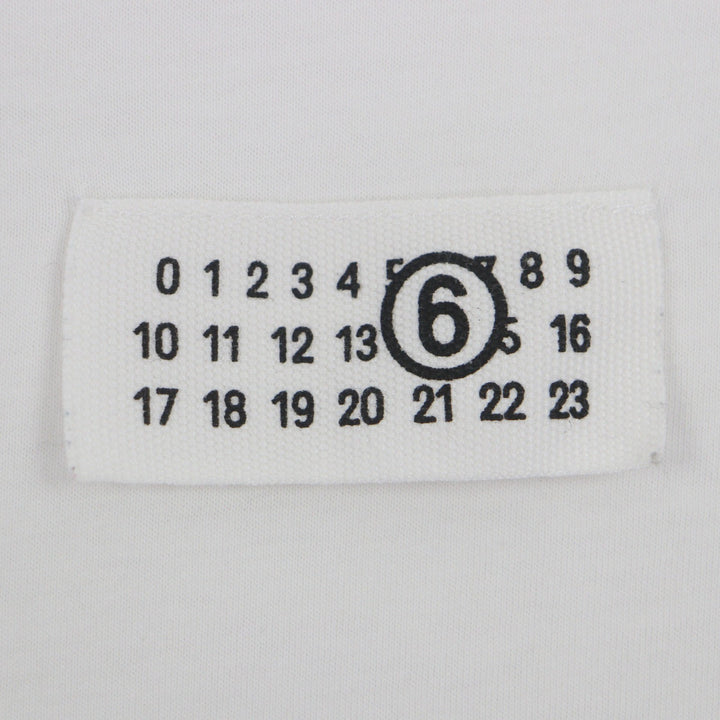 Great MM6 Maison Margiela Short sleeve T-shirt white cotton mens S SH0GC0033