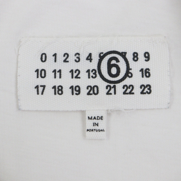 Great MM6 Maison Margiela Short sleeve T-shirt white cotton mens S SH0GC0033
