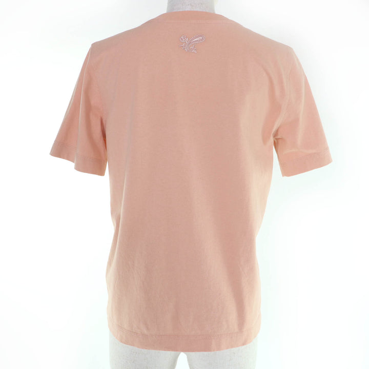 Great BURBERRY Short sleeve T-shirt Logo crew neck pink cotton Women S 8099834
