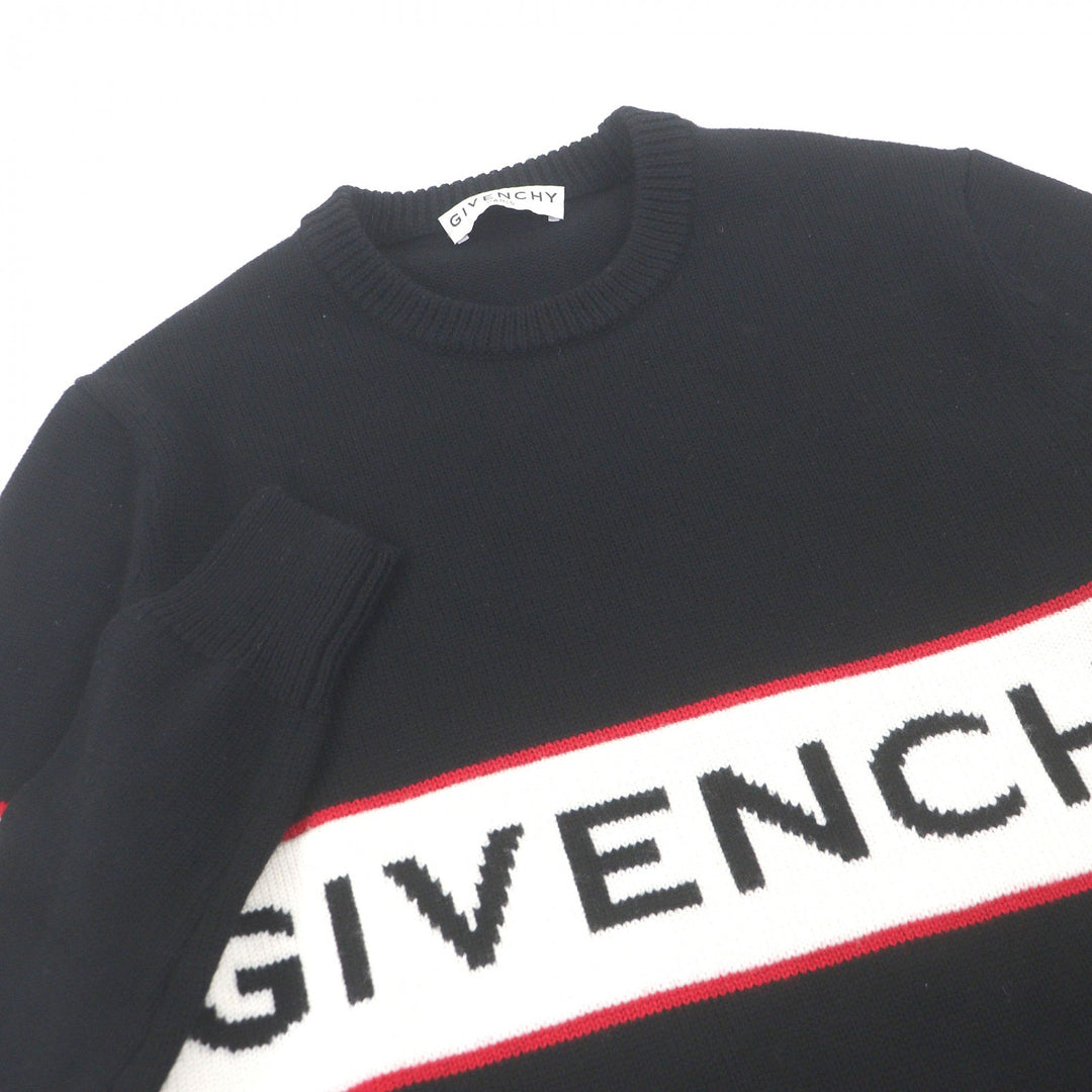 Great GIVENCHY sweater BM900G400M Long sleeve black wool mens S