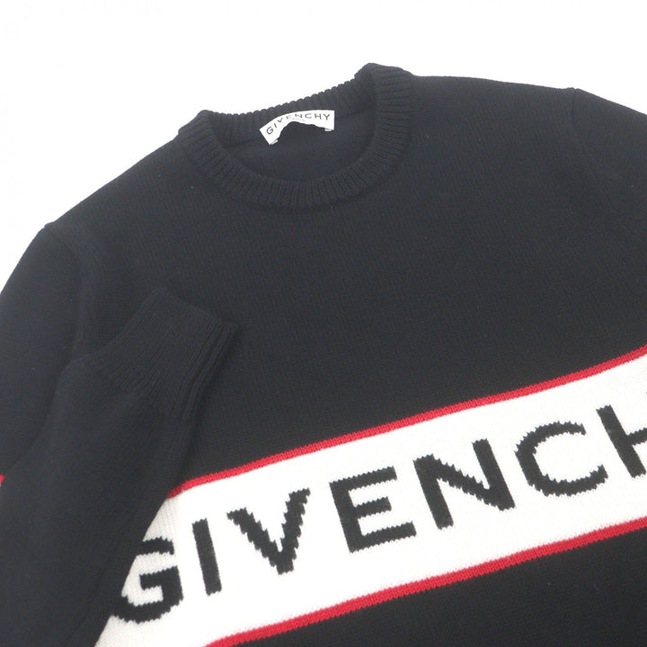 Great GIVENCHY sweater BM900G400M Long sleeve black wool mens S