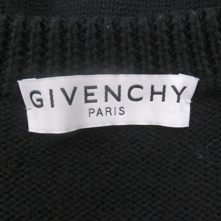 Great GIVENCHY sweater BM900G400M Long sleeve black wool mens S