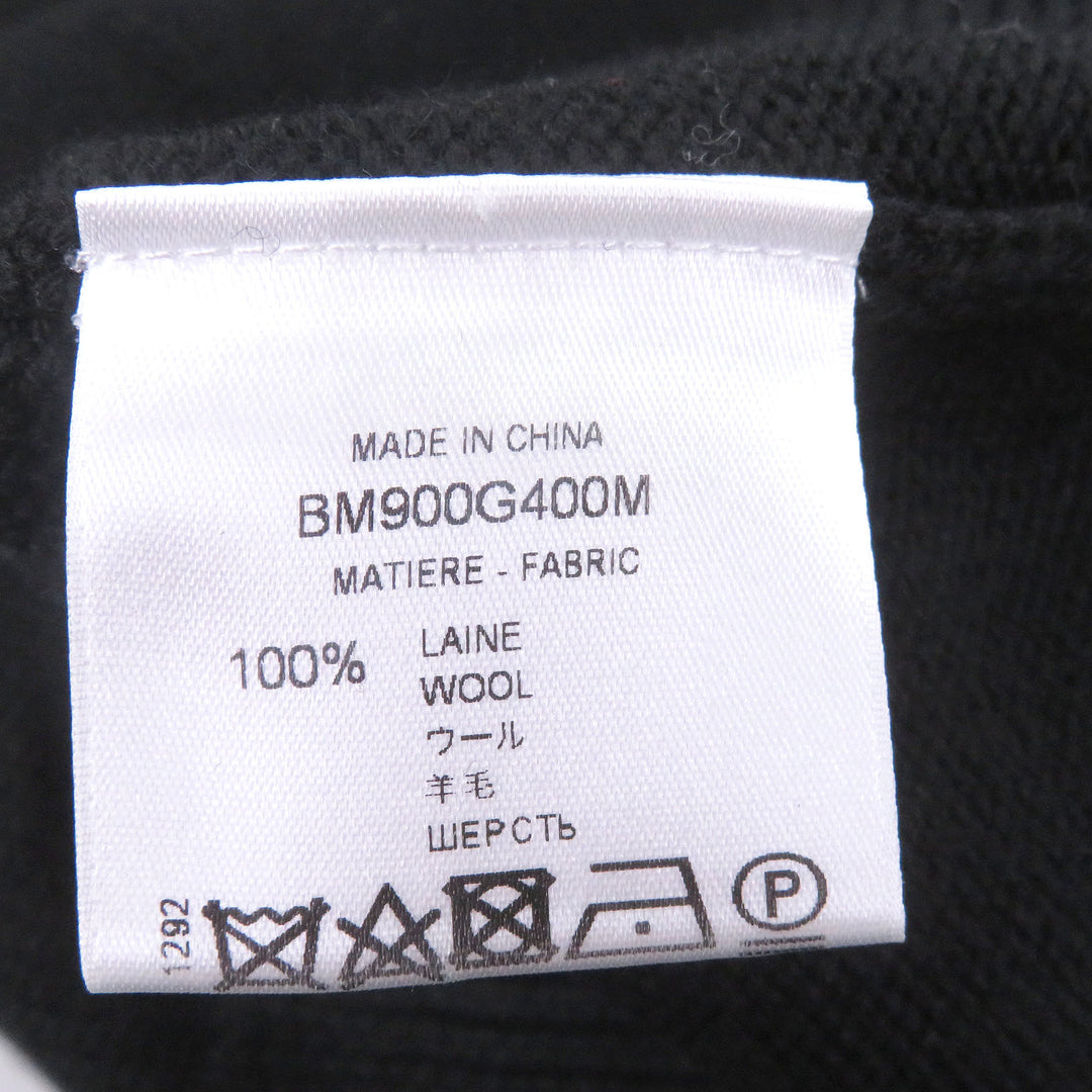 Great GIVENCHY sweater BM900G400M Long sleeve black wool mens S