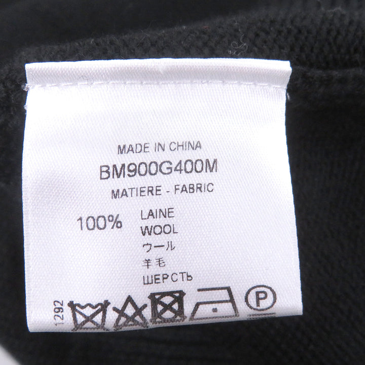 Great GIVENCHY sweater BM900G400M Long sleeve black wool mens S