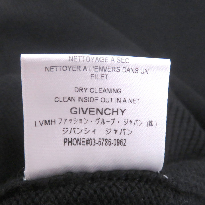 Great GIVENCHY sweater BM900G400M Long sleeve black wool mens S
