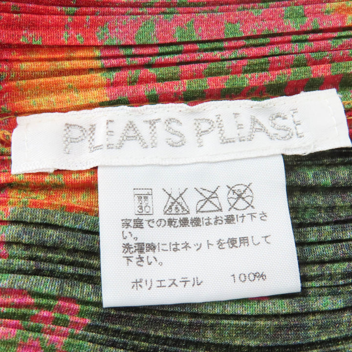 Excellent PLEATS PLEASE Short sleeve shirt All-over pattern design 3 PP73-J0532