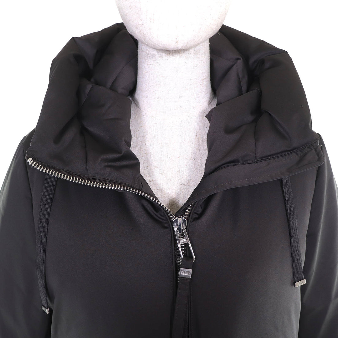 Excellent DUNO down coat TALIA M MESTRE Talia hooded zip up Dark gray 42
