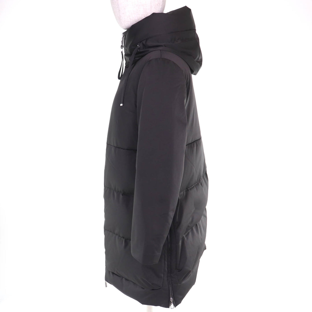 Excellent DUNO down coat TALIA M MESTRE Talia hooded zip up Dark gray 42