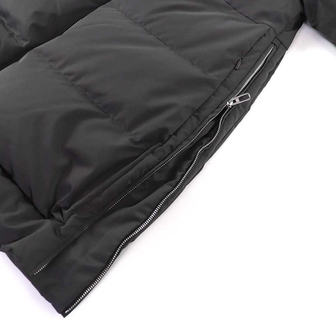 Excellent DUNO down coat TALIA M MESTRE Talia hooded zip up Dark gray 42