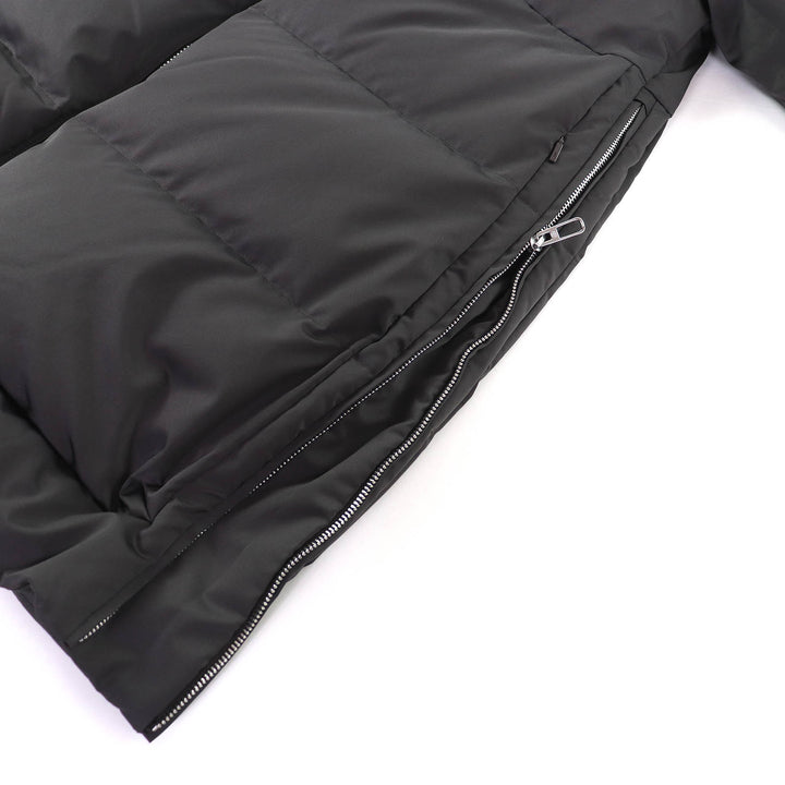 Excellent DUNO down coat TALIA M MESTRE Talia hooded zip up Dark gray 42