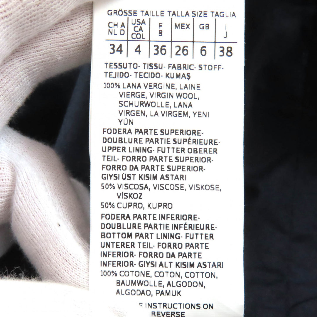 Excellent WEEKEND MaxMara pea coat anchorbutton doublebreasted coat 38 508604730