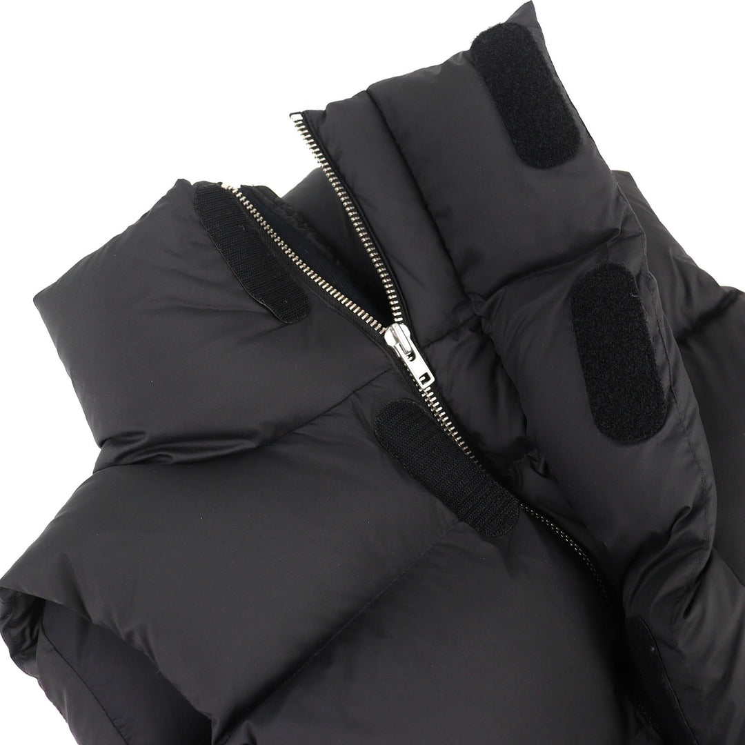 Great ENTIRE STUDIOS Down vest MML VEST Short black mens S ES2400 PO047