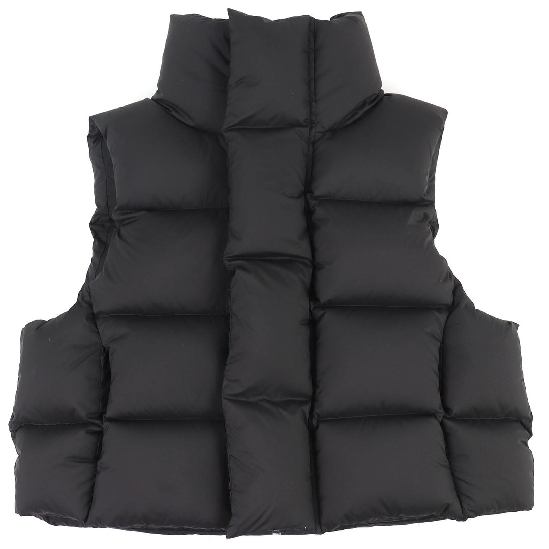 Great ENTIRE STUDIOS Down vest MML VEST Short black mens S ES2400 PO047