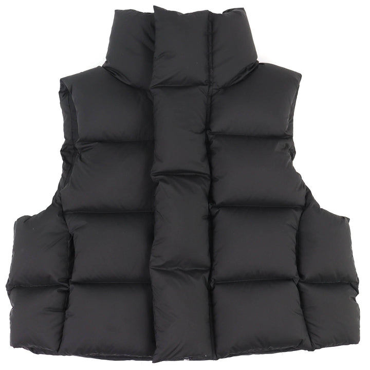 Great ENTIRE STUDIOS Down vest MML VEST Short black mens S ES2400 PO047