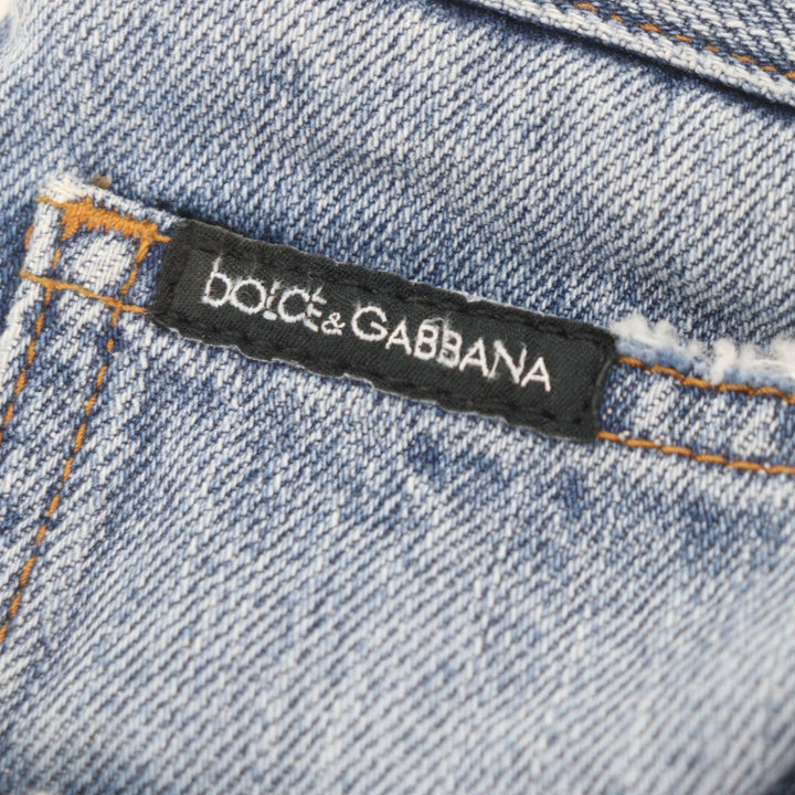 Pristine DOLCE&GABBANA Denim pants blue cotton mens 48 J301AD
