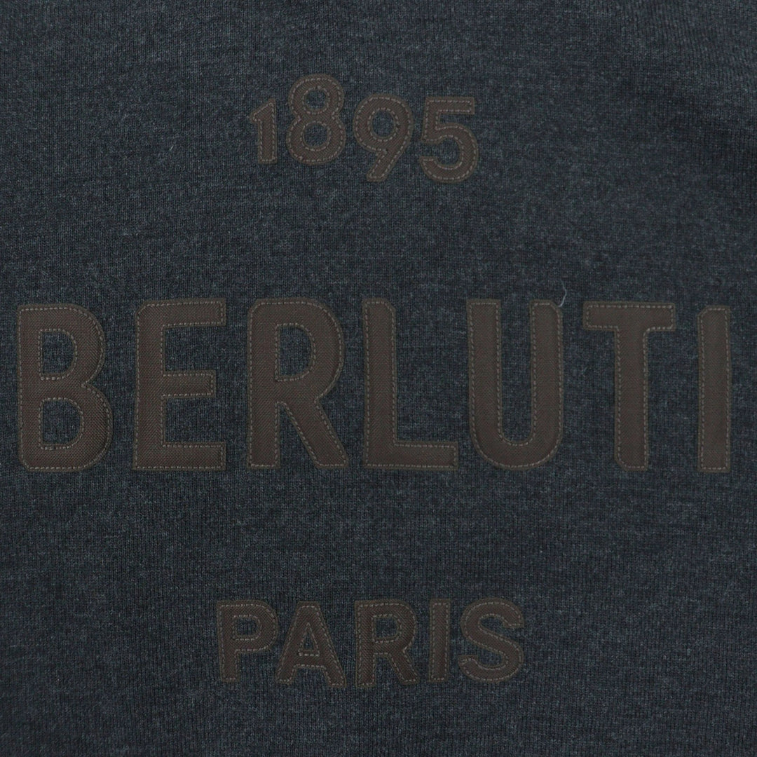 Excellent BERLUTI hoodie gray wool mens L R23KHL108YWBS