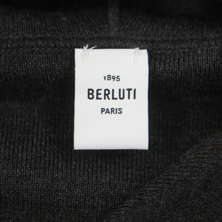 Excellent BERLUTI hoodie gray wool mens L R23KHL108YWBS