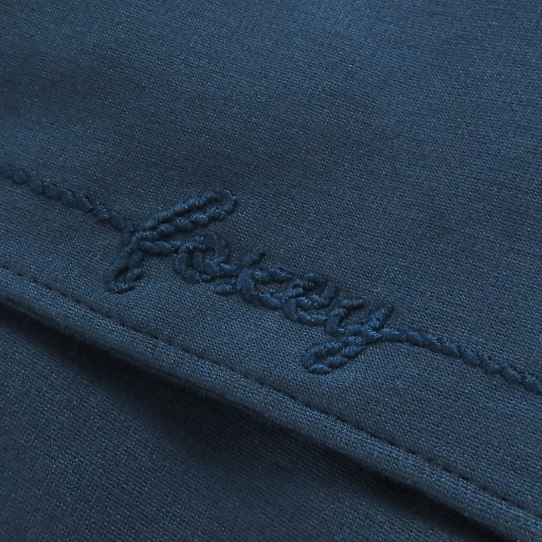 Excellent FOXEY tops Venezia Logo embroidered cropped sailor collar 40 44233